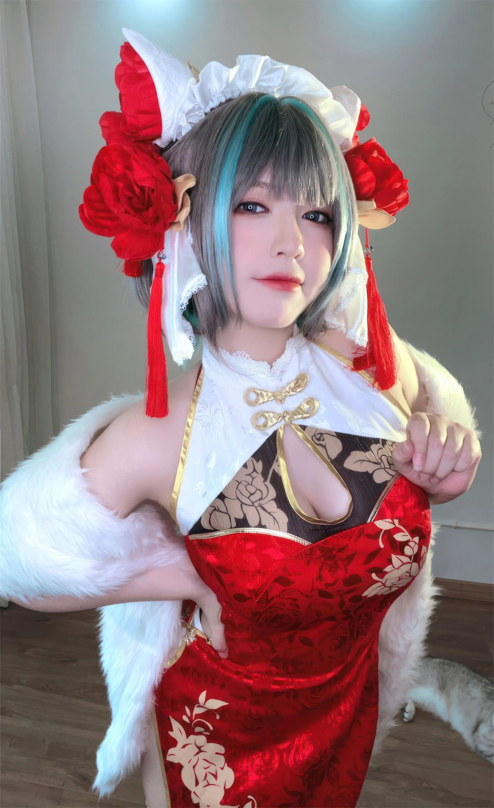 BANBANKO 半半子 – NO.72  柴郡中华娘旗袍 [45P]插图8